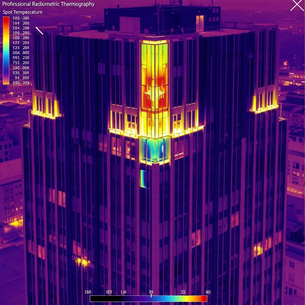 Illustrative exterior thermal capture for specialist review, not a customer project