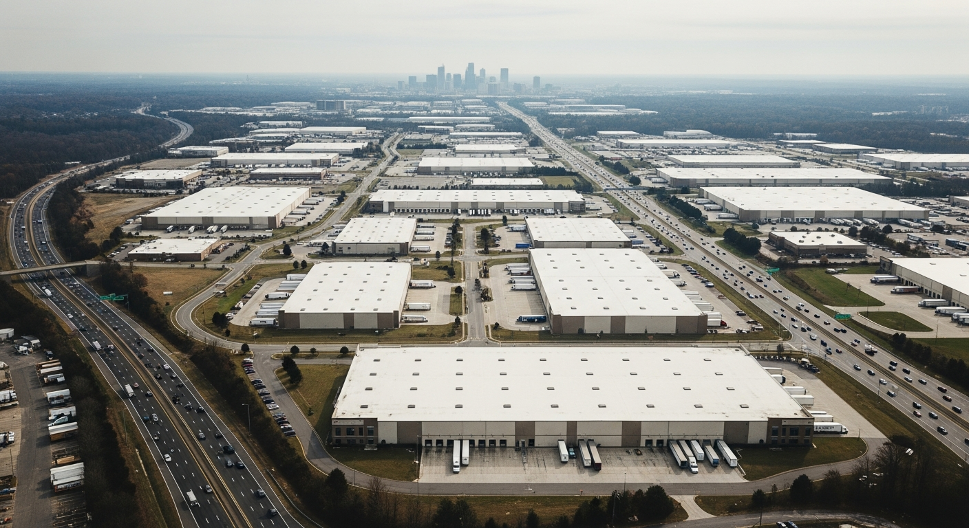 Greensboro, Guilford County regional view — Piedmont Triad