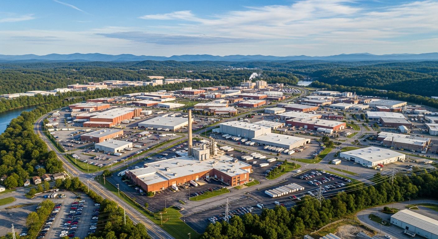 Hickory, Catawba County regional view — Western Piedmont / Foothills
