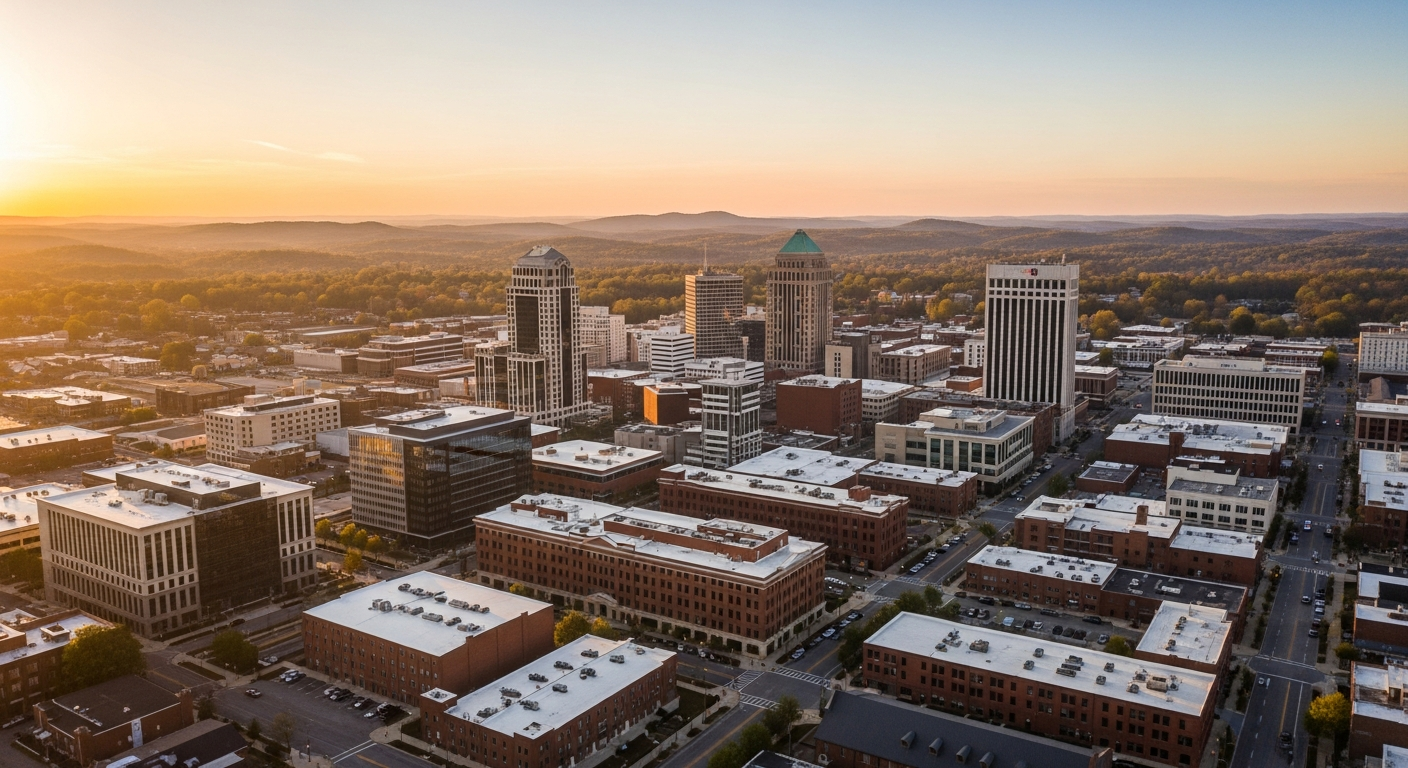 Winston-Salem, Forsyth County regional view — Piedmont Triad